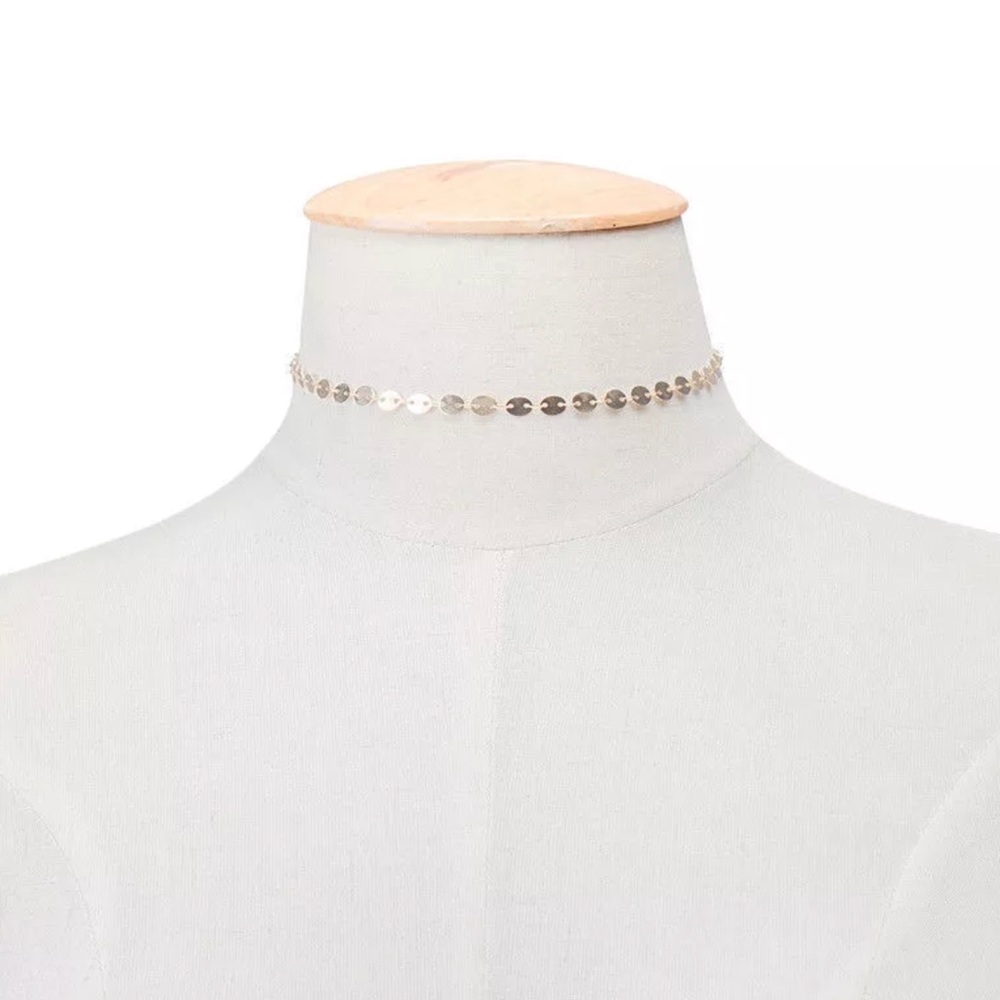 Gold Coinchoker necklace